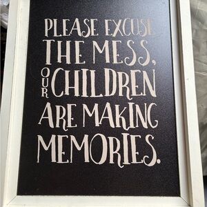 Chalk Couture 8x10 sign like new